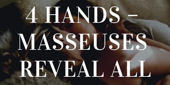 Two-massage-therapists-kissing-on-a-bed